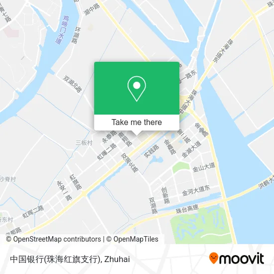 中国银行(珠海红旗支行) map