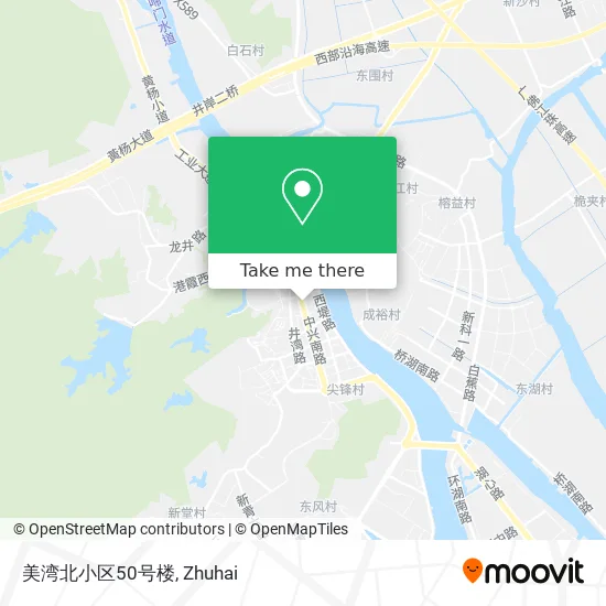 美湾北小区50号楼 map