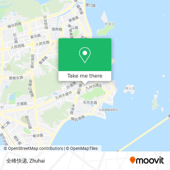 全峰快递 map