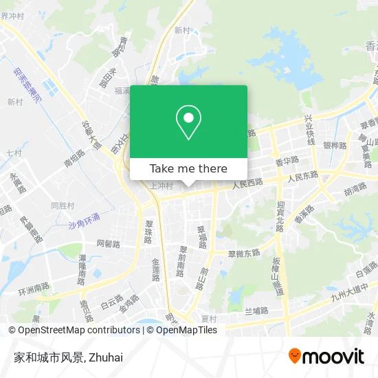 家和城市风景 map