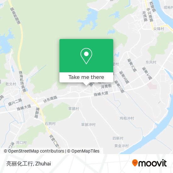 亮丽化工行 map