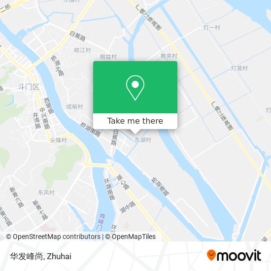 华发峰尚 map