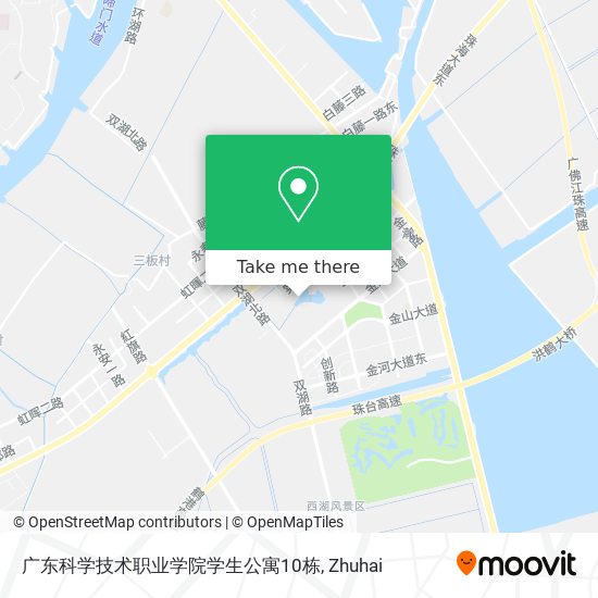 广东科学技术职业学院学生公寓10栋 map