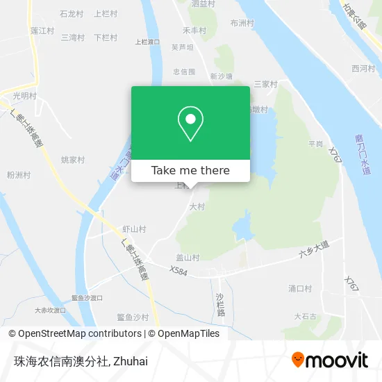 珠海农信南澳分社 map