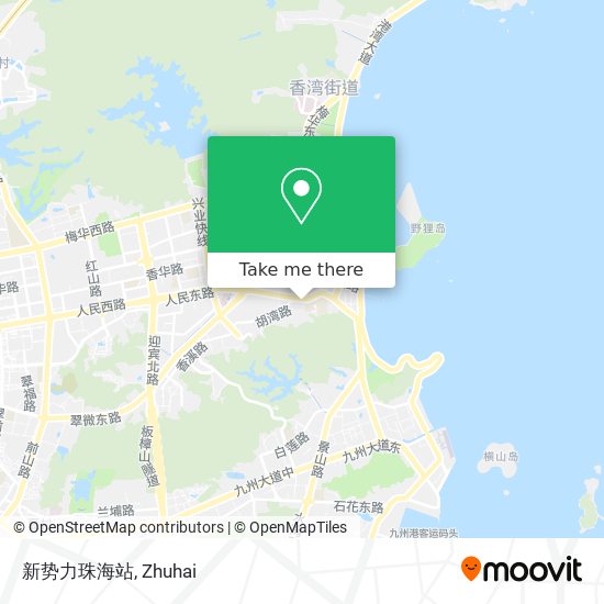 新势力珠海站 map