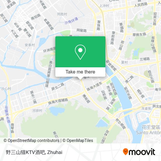 野三山猫KTV酒吧 map