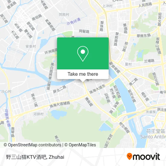 野三山猫KTV酒吧 map