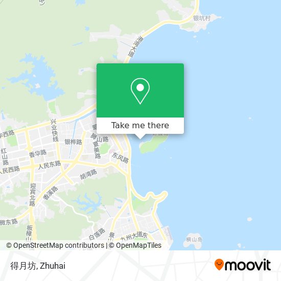 得月坊 map