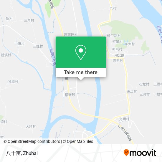 八十亩 map