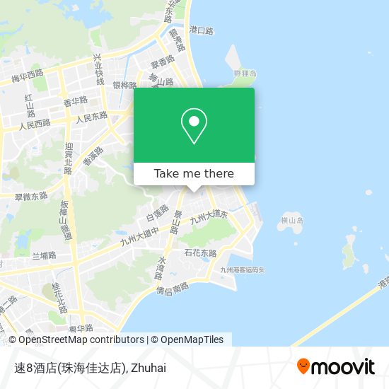 速8酒店(珠海佳达店) map