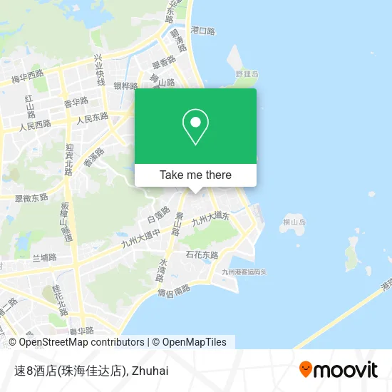 速8酒店(珠海佳达店) map