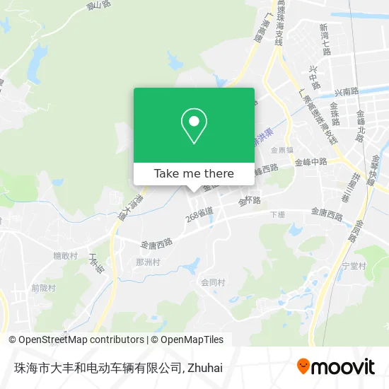 珠海市大丰和电动车辆有限公司 map
