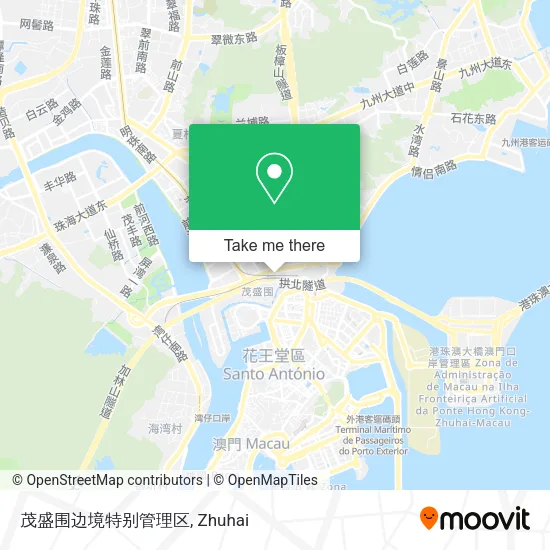 茂盛围边境特别管理区 map