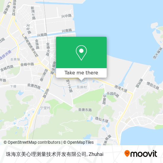 珠海京美心理测量技术开发有限公司 map