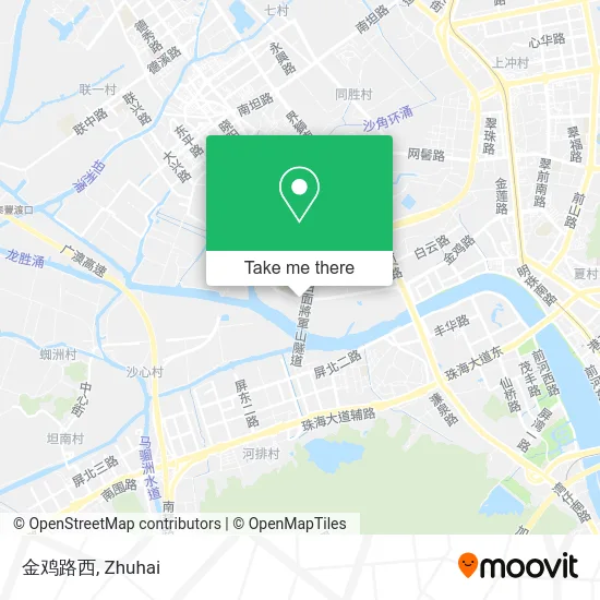 金鸡路西 map