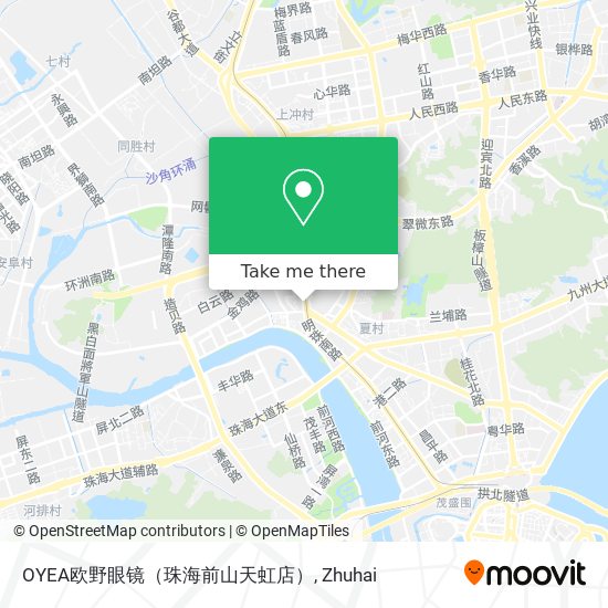 OYEA欧野眼镜（珠海前山天虹店） map