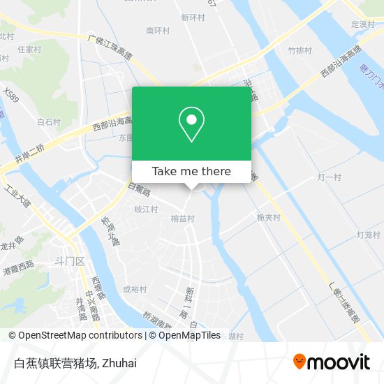 白蕉镇联营猪场 map