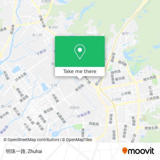 明珠一路 map