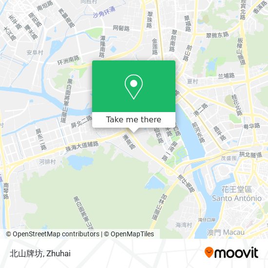 北山牌坊 map