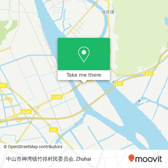 中山市神湾镇竹排村民委员会 map