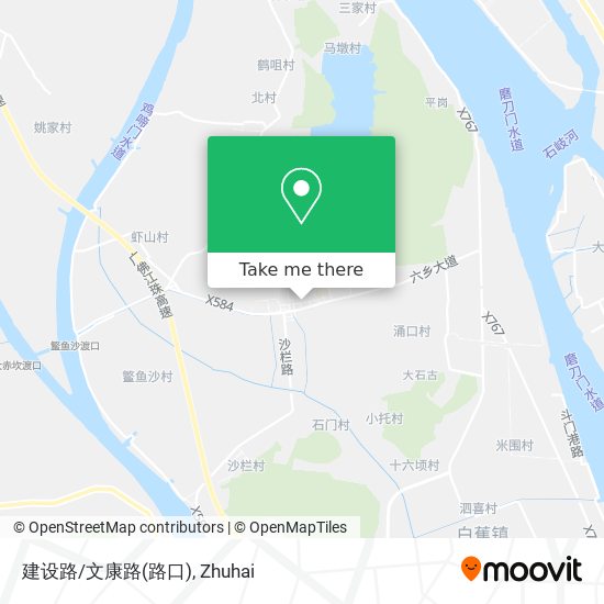 建设路/文康路(路口) map