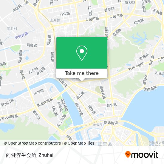 向健养生会所 map