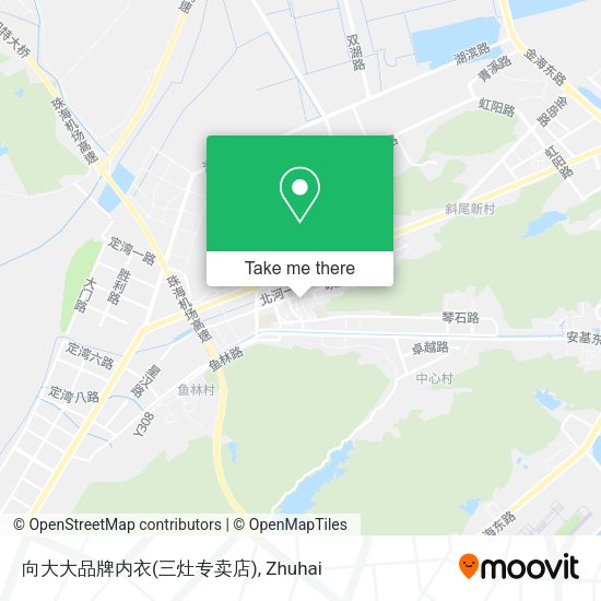 向大大品牌内衣(三灶专卖店) map