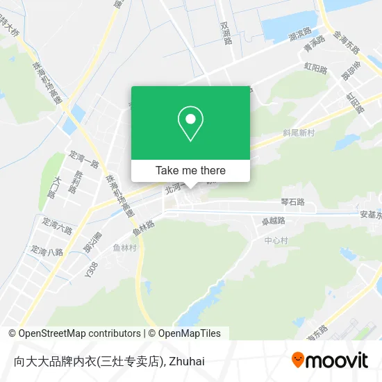 向大大品牌内衣(三灶专卖店) map