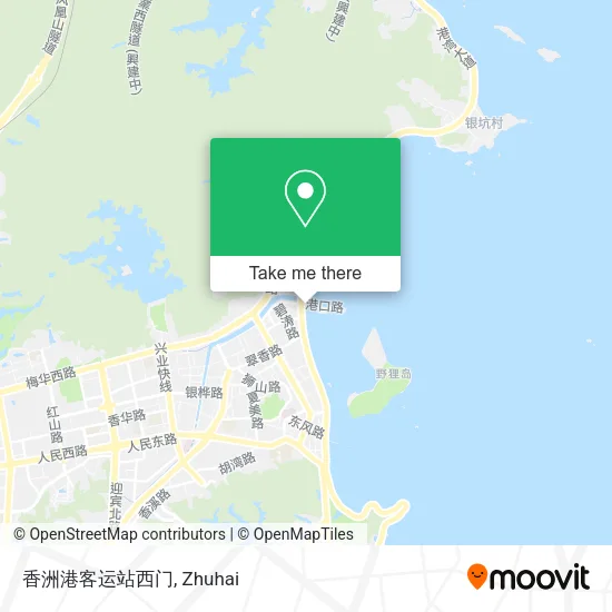 香洲港客运站西门 map
