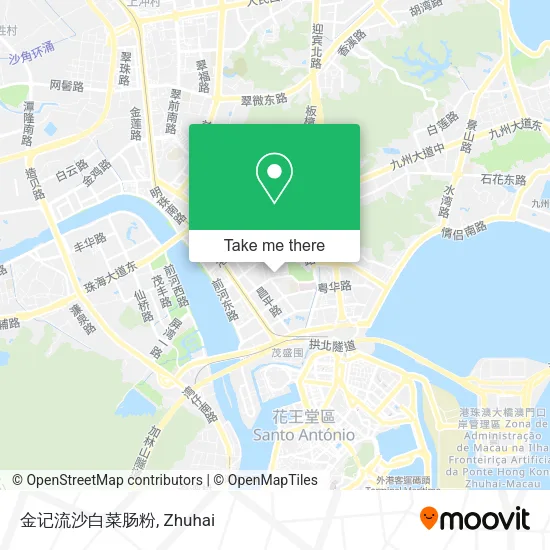 金记流沙白菜肠粉 map