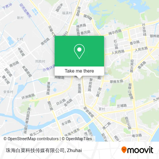 珠海白菜科技传媒有限公司 map
