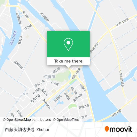白藤头韵达快递 map