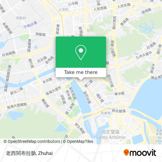 老西関布拉肠 map