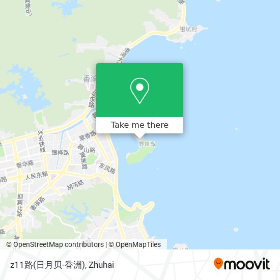 z11路(日月贝-香洲) map