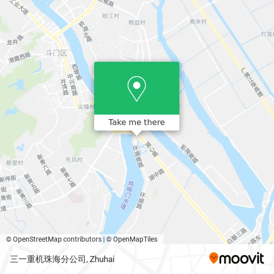 三一重机珠海分公司 map