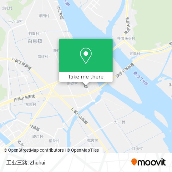 工业三路 map