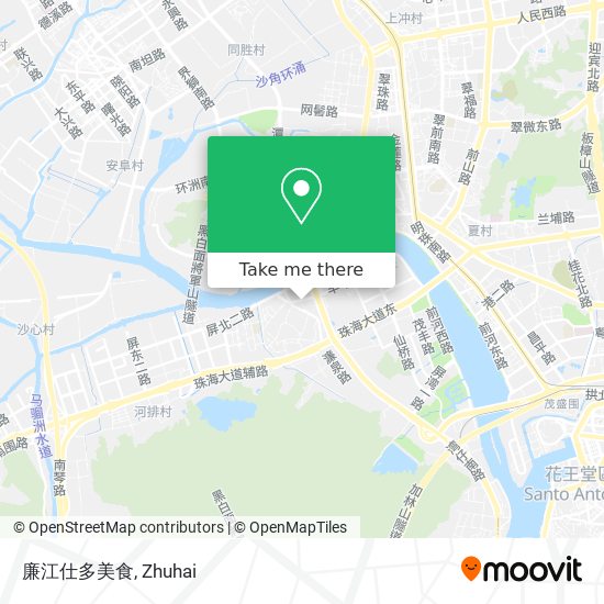廉江仕多美食 map