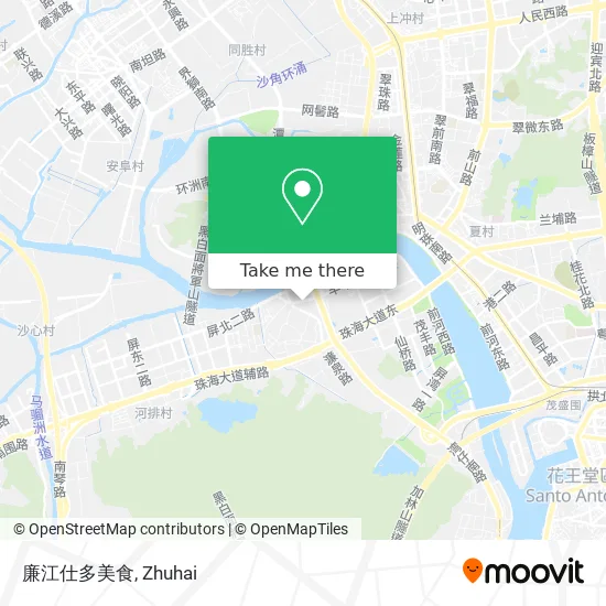 廉江仕多美食 map