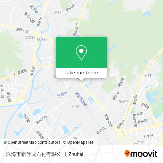 珠海市新仕成石化有限公司 map