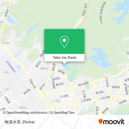 梅溪水库 map