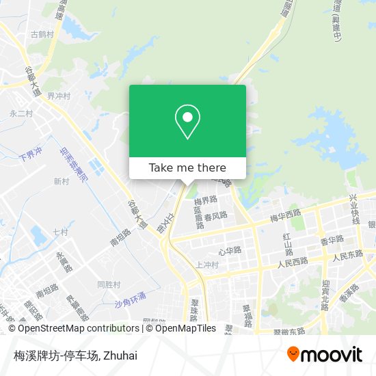 梅溪牌坊-停车场 map