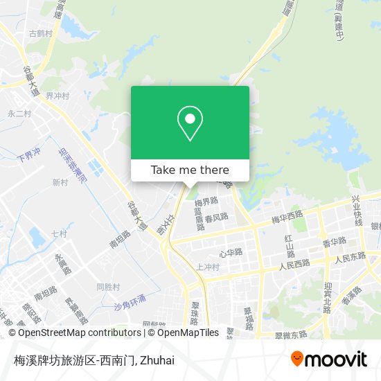 梅溪牌坊旅游区-西南门 map