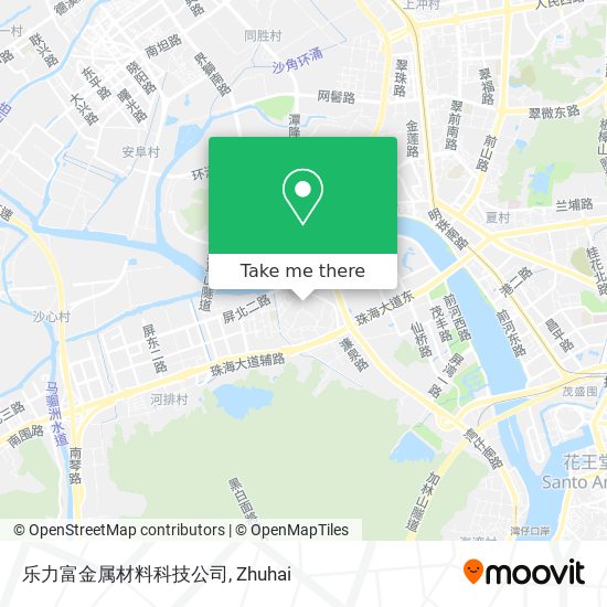 乐力富金属材料科技公司 map
