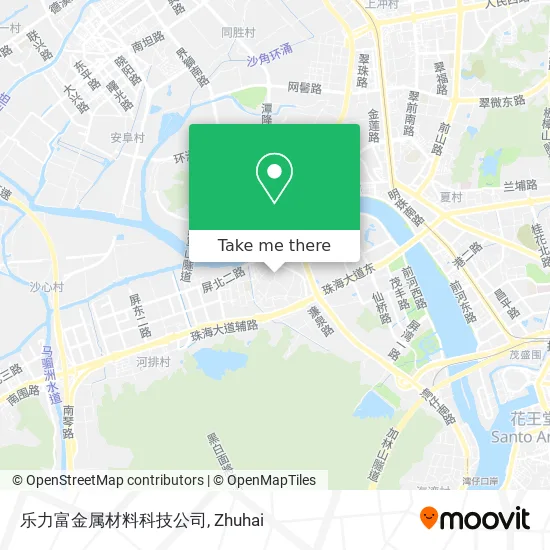 乐力富金属材料科技公司 map