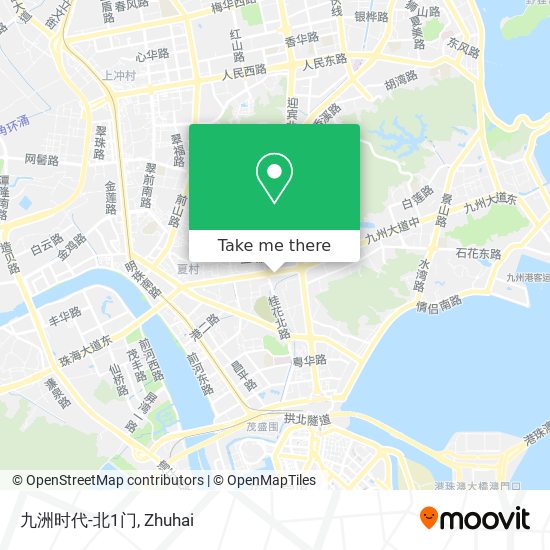 九洲时代-北1门 map
