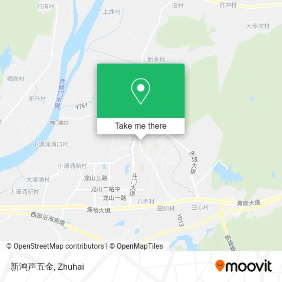 新鸿声五金 map
