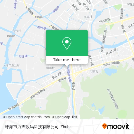 珠海市力声数码科技有限公司 map