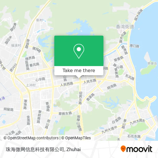 珠海微网信息科技有限公司 map