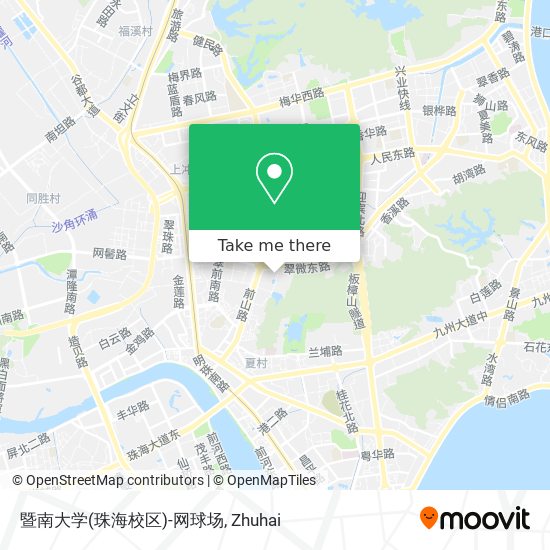 暨南大学(珠海校区)-网球场 map