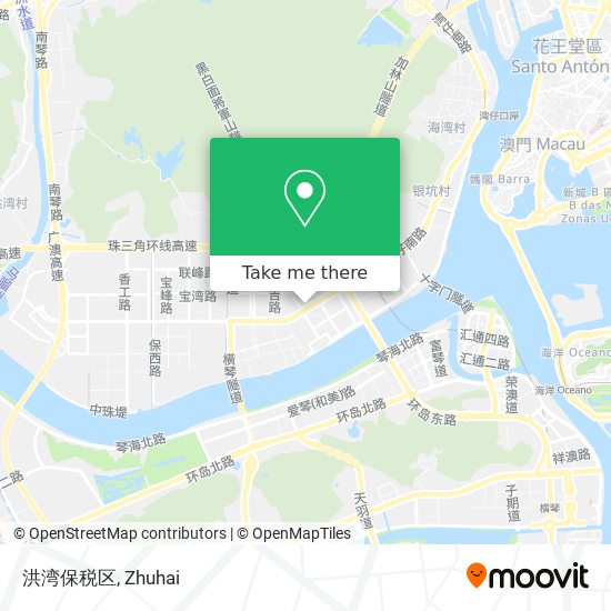 洪湾保税区 map